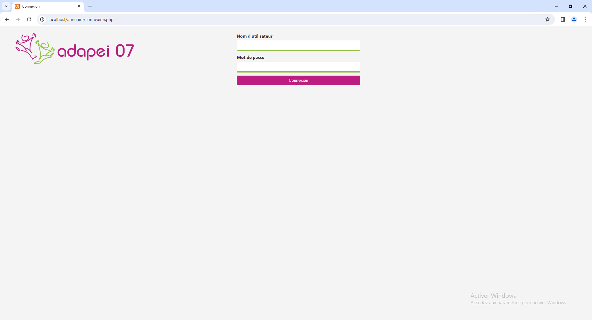 Annuaire active directory