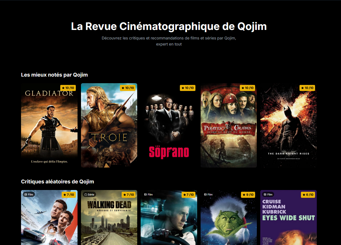 Site revue cinéma